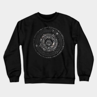 Mystical Sacred Geometry Ornament Crewneck Sweatshirt